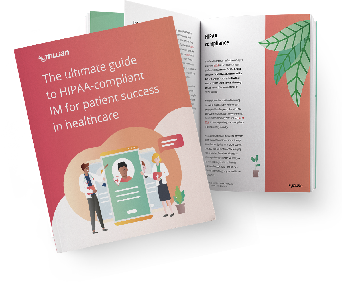 The ultimate guide to HIPAA compliant IM for customer success in healthcare image